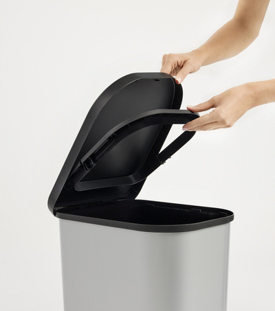 Kosh plehrash Rotho Pedal Bin RIBO, 35L, plastikë, gri