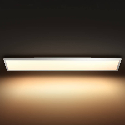 Panel tavanor LED Philips Hue Aurelle, 120 x 30 cm, White Ambiance, i bardhë