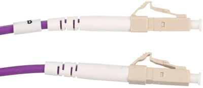 Kabllo optike patchcord ExtraLink LC UPC LC UPC OM4, duplex, 2m, lejla