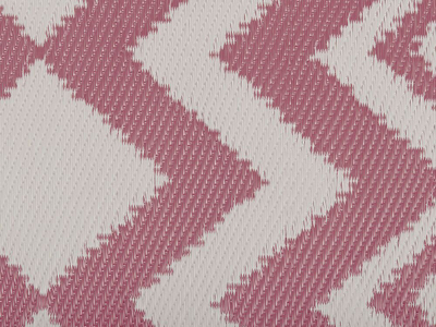 Qilim për jashtë DEWAS, 120 x 180 cm, rozë me të bardhë