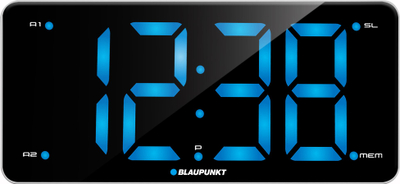 Radio alarm Blaupunkt CR15WH, FM, port USB, e bardhë