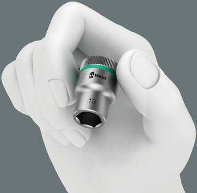 Kokë çelësi Wera 8790 HMC Zyklop, 1/2", 13mm, argjendtë