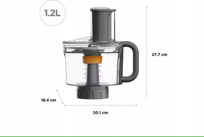 Aksesor food processor Kenwood, për Kenwood Chef, 1.2L, transparent