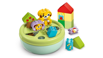 Lodër edukative formash Puppy House, sorter formash, shumëngjyrëshe