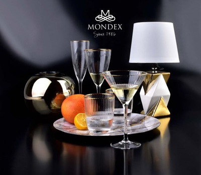 Set gotash qelqi për shampanjë Lumarko Mada Gold, 300 ml, 2 copë 