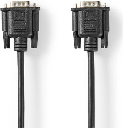 Kabllo VGA Nedis CCGT59000BK20, 2 m, VGA në VGA, i zi