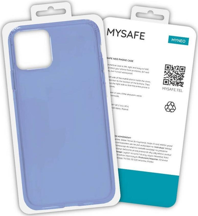 Kapak telefoni MyNeo Silicone për iPhone X XS, silikon fleksibël, vjollcë