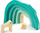 Lodër druri Montessori Hape Arctic Polar Bear, blloqe me grumbullim, 7 pjesë, shumëngjyrëshe