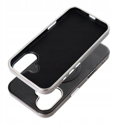Maskë telefoni OEM Gentleman Mag Cover për iPhone 16 Pro, me MagSafe, e zezë