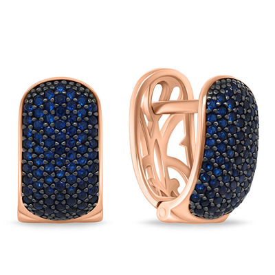 Vathë Origjinalë Bronzi me Zircone Blu EA1032RB