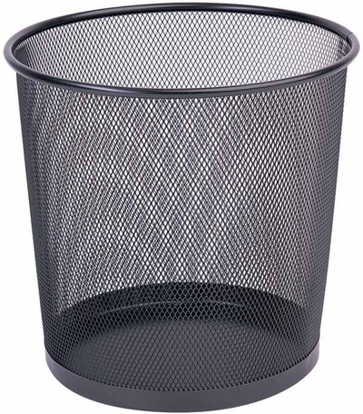 Shportë mbeturinash Q-Connect (KF00873), 12 L, e zezë