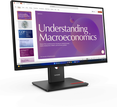 Monitor Lenovo ThinkVision T24d-40, 24", FHD, 120Hz, IPS, i zi