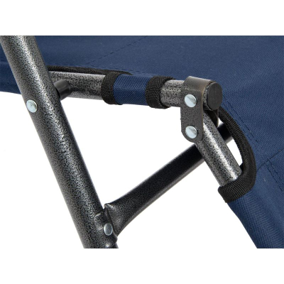 Karrige kampingu Royokamp Level, me disa pozicione, me jastëk koke, blu navy