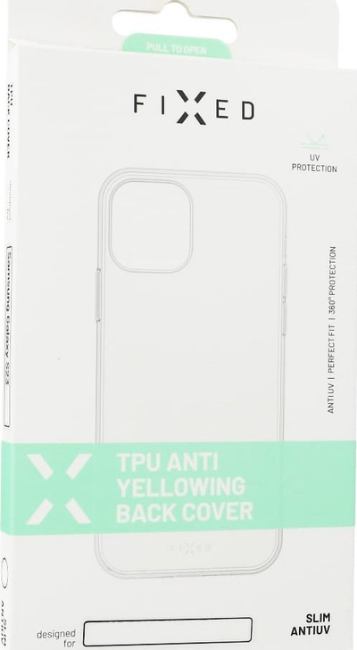 Kapak telefoni FIXED Slim AntiUV për Google Pixel 9/9 Pro, TPU, transparent