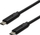 Kabllo USB Neutralle USB C në USB C, 1 m, USB 3.2 Gen 2, e zezë