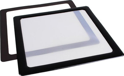 Filtër pluhuri DEMCiflex 120mm për kompjuter, katror, me magnet, i zi