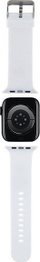 Rryp ore Karl Lagerfeld Karl Head NFT, për Apple Watch 42/44, silikon, i bardhë