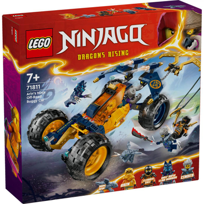 Set LEGO Ninjago Arin Ninja Off Road Buggy 71811, 267 pjesë, 7+, shumëngjyrëshe