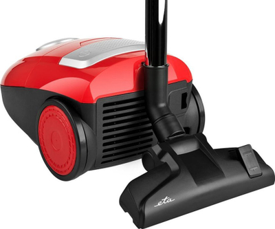 Fshesë me korent ETA Rubio 049190010, filtër HEPA, motor ECO, e kuqe