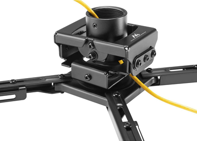 Mbajtëse tavanore për projektor Maclean MC-913, 80-980mm, 35kg, e zezë