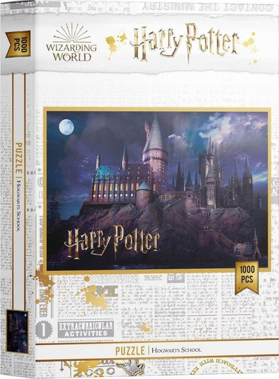 Puzzle Harry Potter, shkolla Hogwarts, 1000 copa, shumëngjyrësh