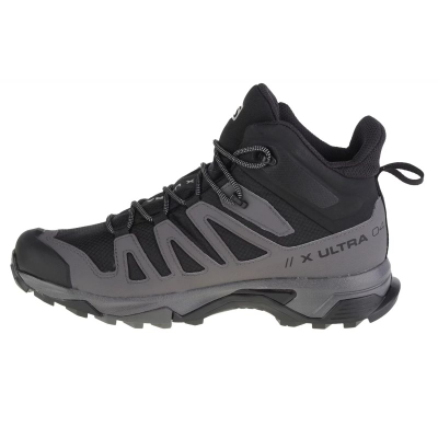 Këpucë mali Salomon X Ultra 4 Mid GTX M 413834, për burra, gri me të zezë
