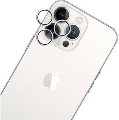 Mbrojtës lente 3MK HARDY Lens Protection Pro, për Apple iPhone 15 Pro, antibakterial, i bardhë