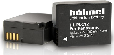 Bateri rikarikushme Hahnel HL-PLC12, për Panasonic, 1000mAh, gri