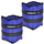 Pesha dore EB Fit 2x3kg, me shirit Velcro, blu