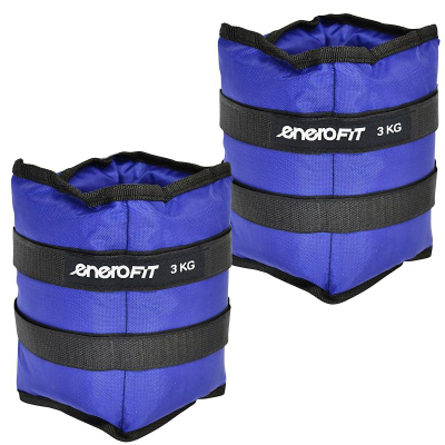 Pesha dore EB Fit 2x3kg, me shirit Velcro, blu