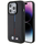 Këllëf telefoni BMW Quilted Tricolor për iPhone 15 Pro 6.1", hardcase, lëkurë eco, i zi