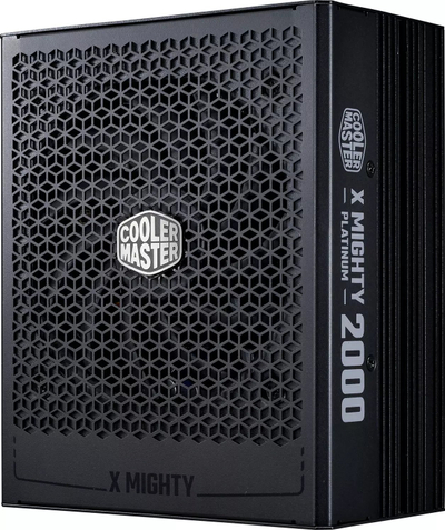 Напојување Cooler Master X Mighty Platinum, 2000W, кабел ЕУ, црно