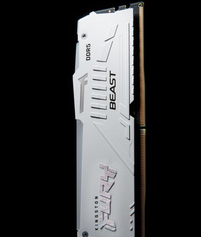 Modul i memories Kingston Fury Beast White RGB 32GB DDR5 5600 CL36, AMD EXPO