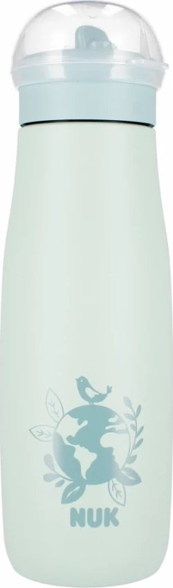 Шише за пиење за деца NUK Mini Me Flip 2 во 1, нерѓосувачки челик, 500 ml, повеќебојно
