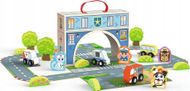 Lodër druri magnetike Trefl City Box, 14 pjesë, shumëngjyrëshe