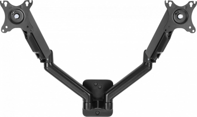 Mbajtës muri për monitorë Deltaco ARM-0361, 2 monitorë 17"-32", VESA 75x75 100x100, i zi