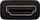 Kabllo HDMI InLine 17901A, 1 m, HDMI 2.1, i zi