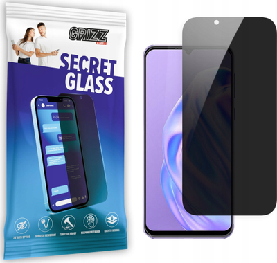 Xham privatësie për ekran Grizz SecretGlass Ulefone Note 6, mbrojtës qeramik, transparencë e ulët anësore