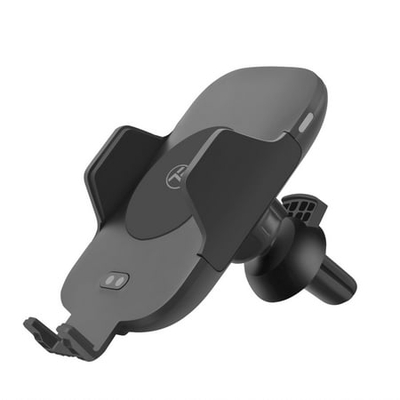 Karikues veture pa tela Tellur Fast Wireless, mbajtëse e motorizuar me sensor infra të kuq, montim në grilë ajri panel dhe xham, i zi