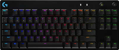Tastierë mekanike gaming Logitech G Pro, GX Clicky, LIGHTSYNC RGB, e zezë