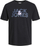 Pizhame për meshkuj Jack&Jones, të zeza/kaltra