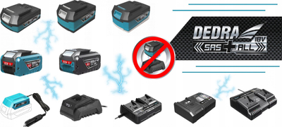 Frezë vertikale Dedra DED7163, 18V, brushless, pa bateri