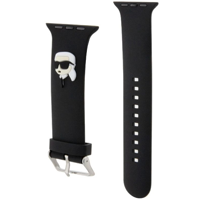 Rrip ore Apple Karl Lagerfeld Karl Head, silikon, 38/40/41mm, i zi