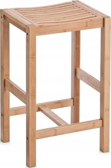 Tabure Zeller Henderson, qeramikë dhe bambu, 55cm, kafe