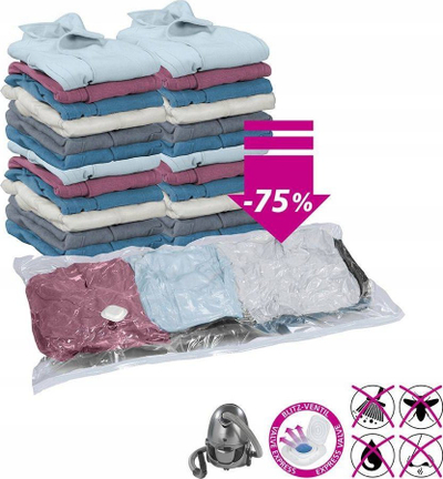 Qese vakumi Wenko Vacuum Storage System, 135 x 90 cm, transparente