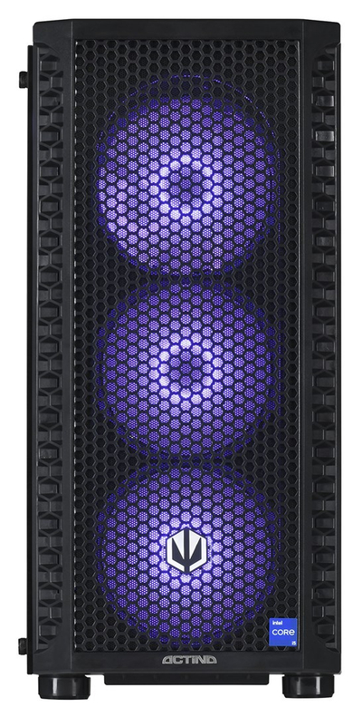 Десктоп гејминг компјутер Actina Ryzen 5 5600, 16GB RAM, 1TB SSD, RTX 4060, црн