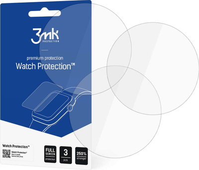 Foli mbrojtëse 3MK Watch Protection për Huawei Watch GT 2 Pro, set me 3 copë, transparente