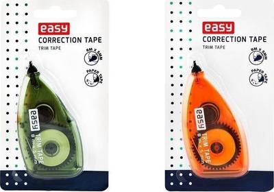 Shirit korrektues Trim Tape, 8m, 5mm, portokalli
