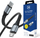 Kabllo USB 3MK Hyper Cable N-SERIES, USB-C në Micro USB, 3m, 10W, e zezë