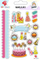 Sticker Dodo Birthday, set ngjitësash për kalamaj, 100 x 150 mm, shumëngjyrësh